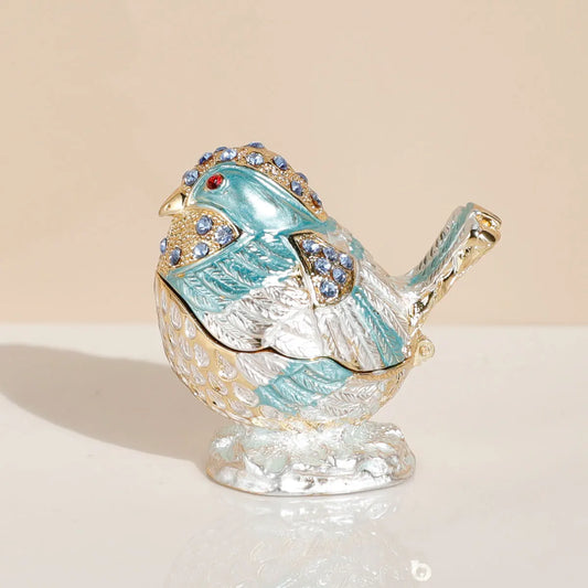 Handmade Bird Trinket Box
